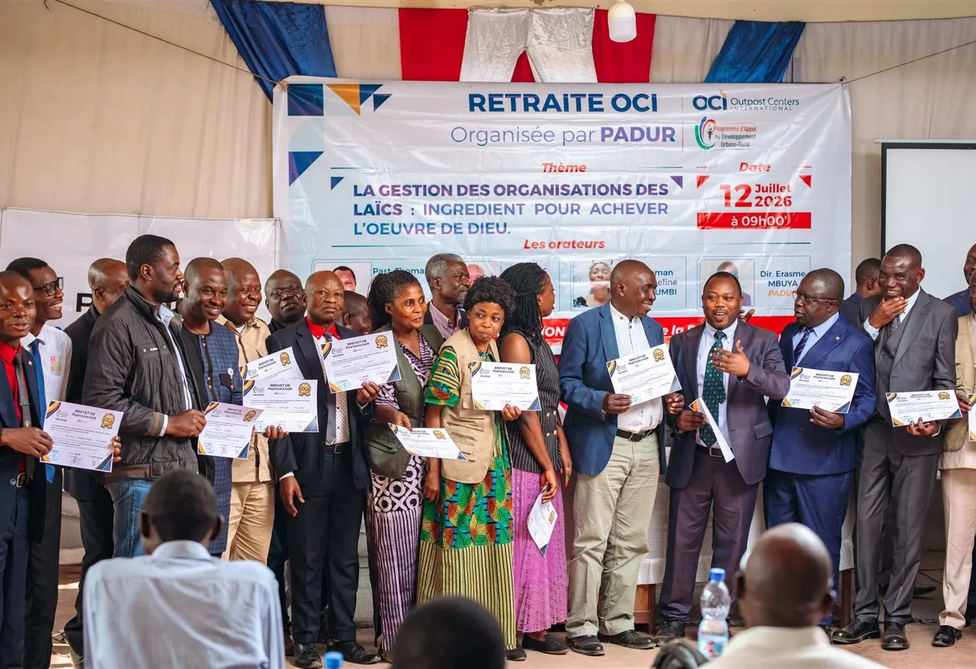 Retraite OCI 2026 — remise des brevets de participation